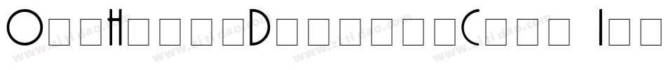 OutHouseDisplayCaps Italic字体转换